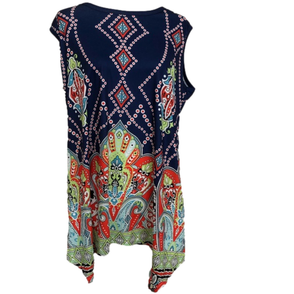 Sharkbite Sleeveless Tunic Dress